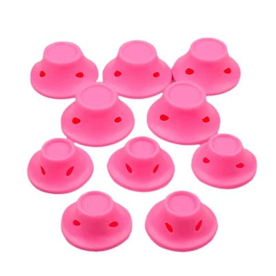 Soft Rubber Magic Hair Care Rollers Silicone Hair Curler Twist Hair No Heat No Clip Hair Curling Styling DIY Tool